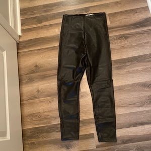 Abercrombie & Fitch faux leather leggings